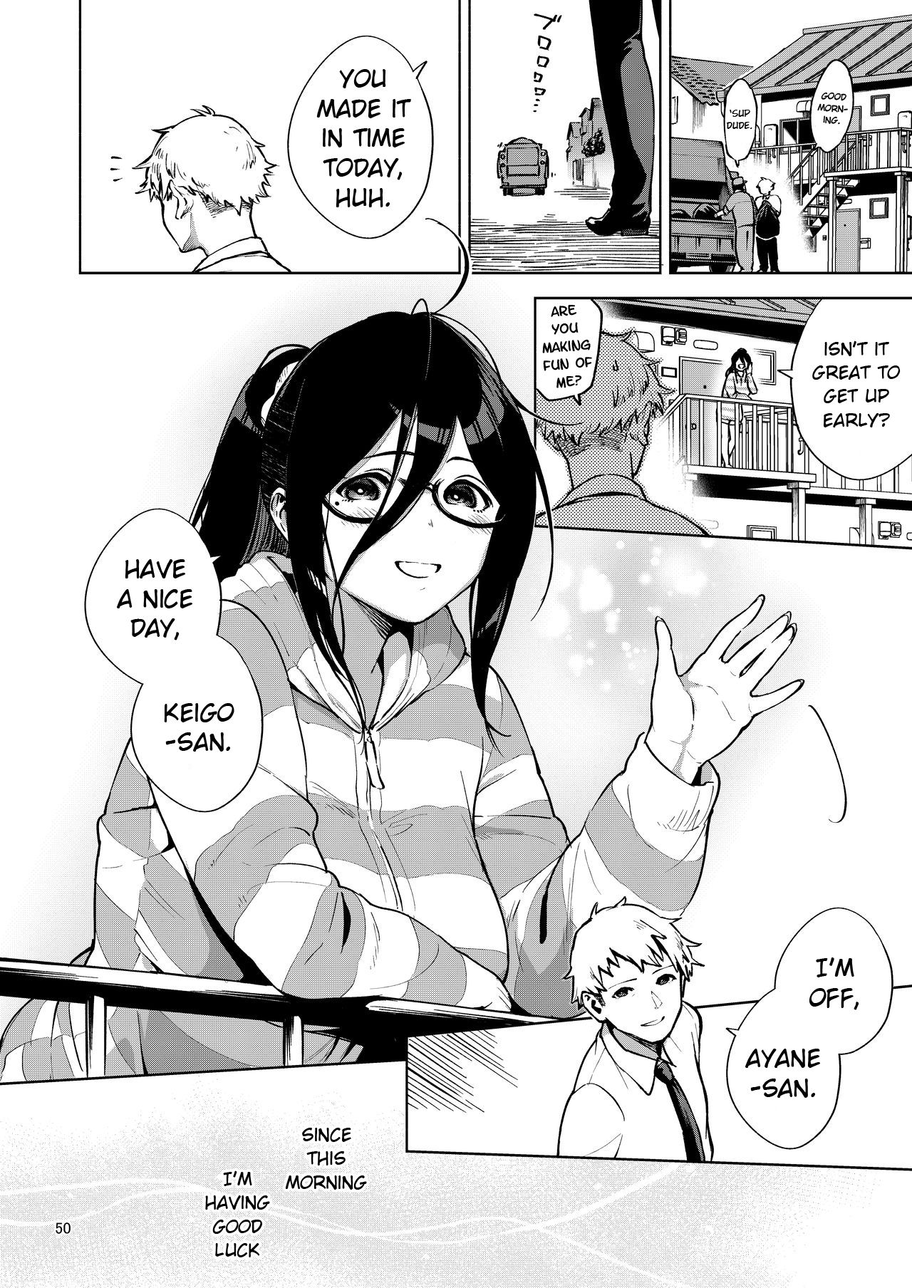 (C97) [Haraheridou (Herio)] Tonari no Ayane-san | Ayane-san From Next-Door [English] [Clog] - Page 49