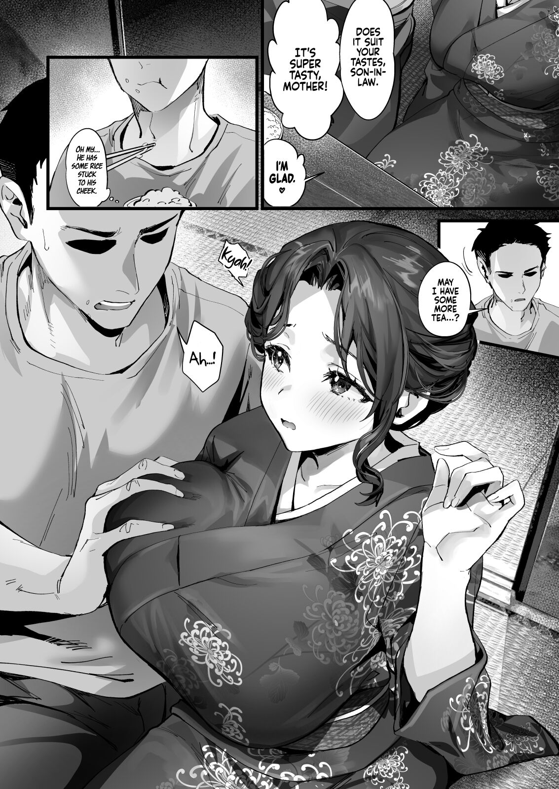 [sagejoh (sage joh)] Hiyakeato no Musume to Fuufu ni natta Sono Yoru, Gibo mo Ukkari Haramasete shimau Natsu | After Marrying her tanned Daughter, I accidentally got my Mother-in-law Pregnant one Summer Night [English] [Coffee] [Digital] - Page 25
