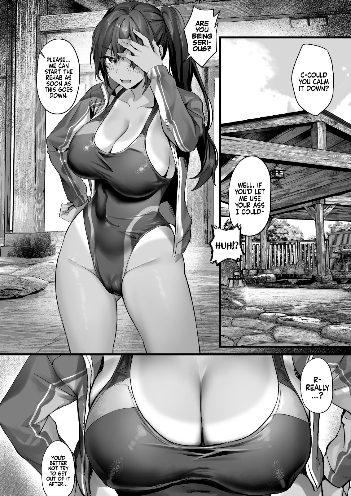 [sagejoh (sage joh)] Hiyakeato no Musume to Fuufu ni natta Sono Yoru, Gibo mo Ukkari Haramasete shimau Natsu | After Marrying her tanned Daughter, I accidentally got my Mother-in-law Pregnant one Summer Night [English] [Coffee] [Digital] - Page 9