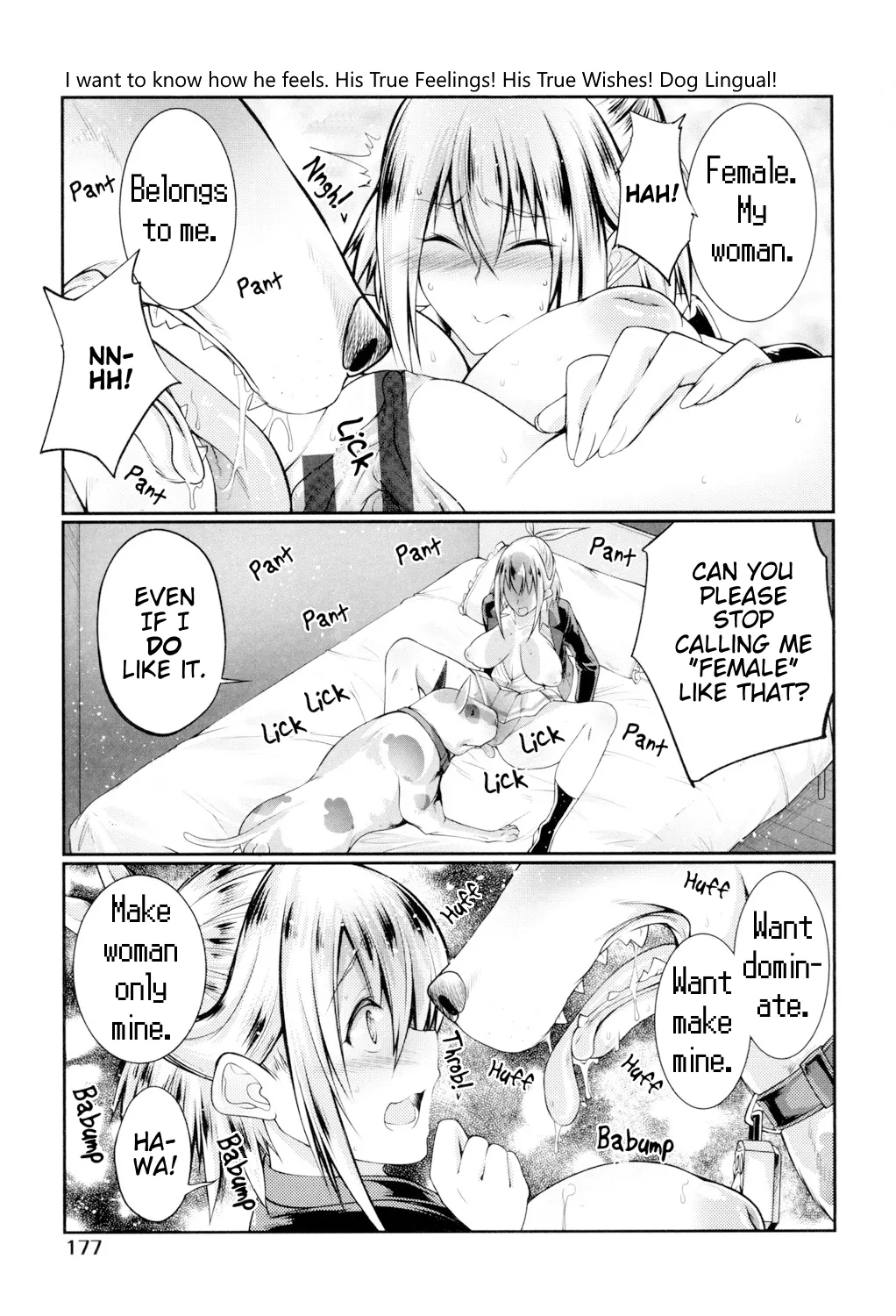 Kimochi ga Shiritai Honki! Honne! Inulingual! | I Want to Know How He Feels. His True Feelings! His True Wishes! Dog Lingual! - Page 9