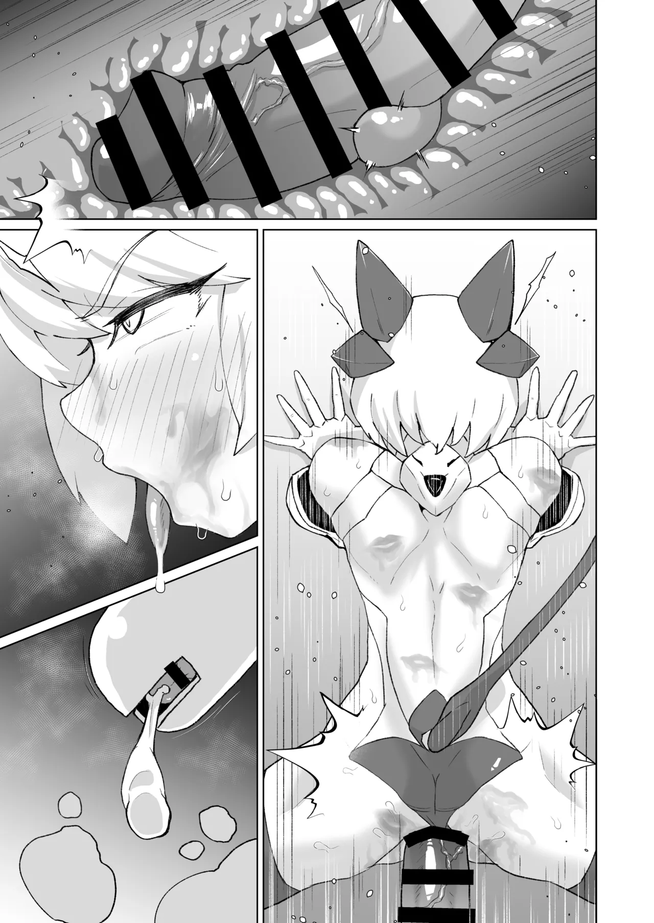 ふたなりサキュバスvs男の娘対魔忍!!② - Page 9