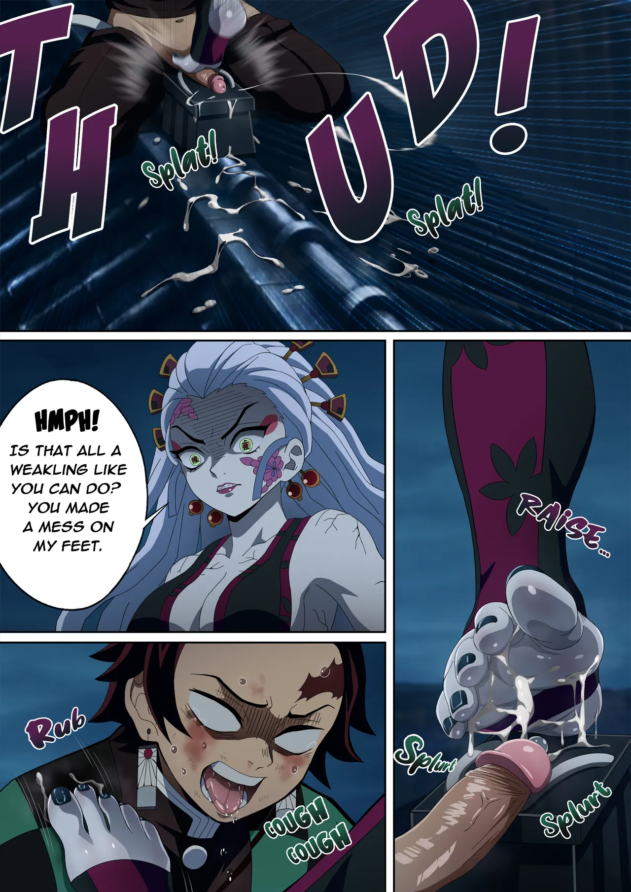 Daki’s Blood Demon Art: Trample 堕姫の血鬼術・紅蓮践踏 - Page 18