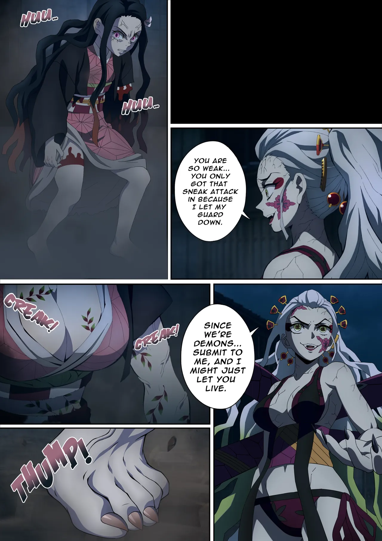 Daki’s Blood Demon Art: Trample 堕姫の血鬼術・紅蓮践踏 - Page 22