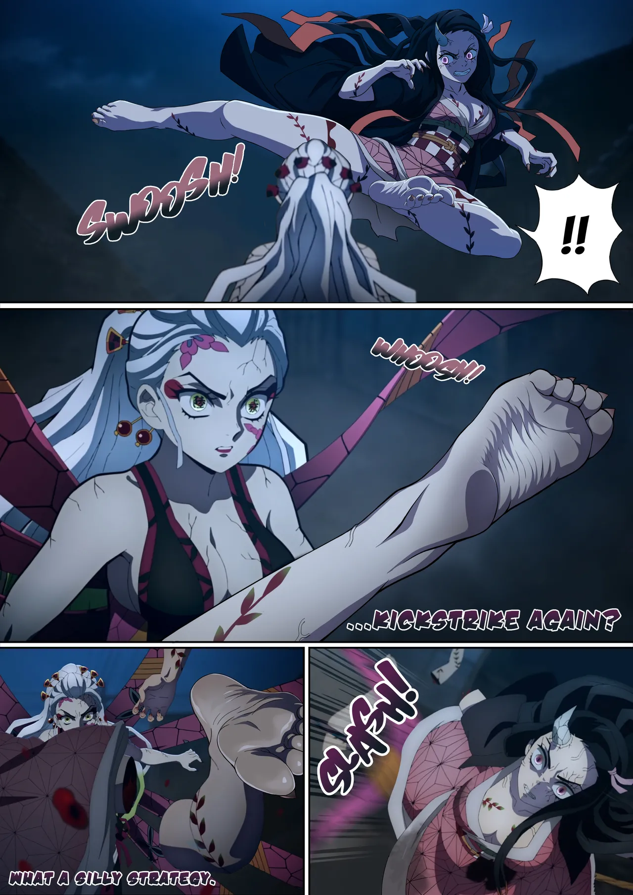 Daki’s Blood Demon Art: Trample 堕姫の血鬼術・紅蓮践踏 - Page 23
