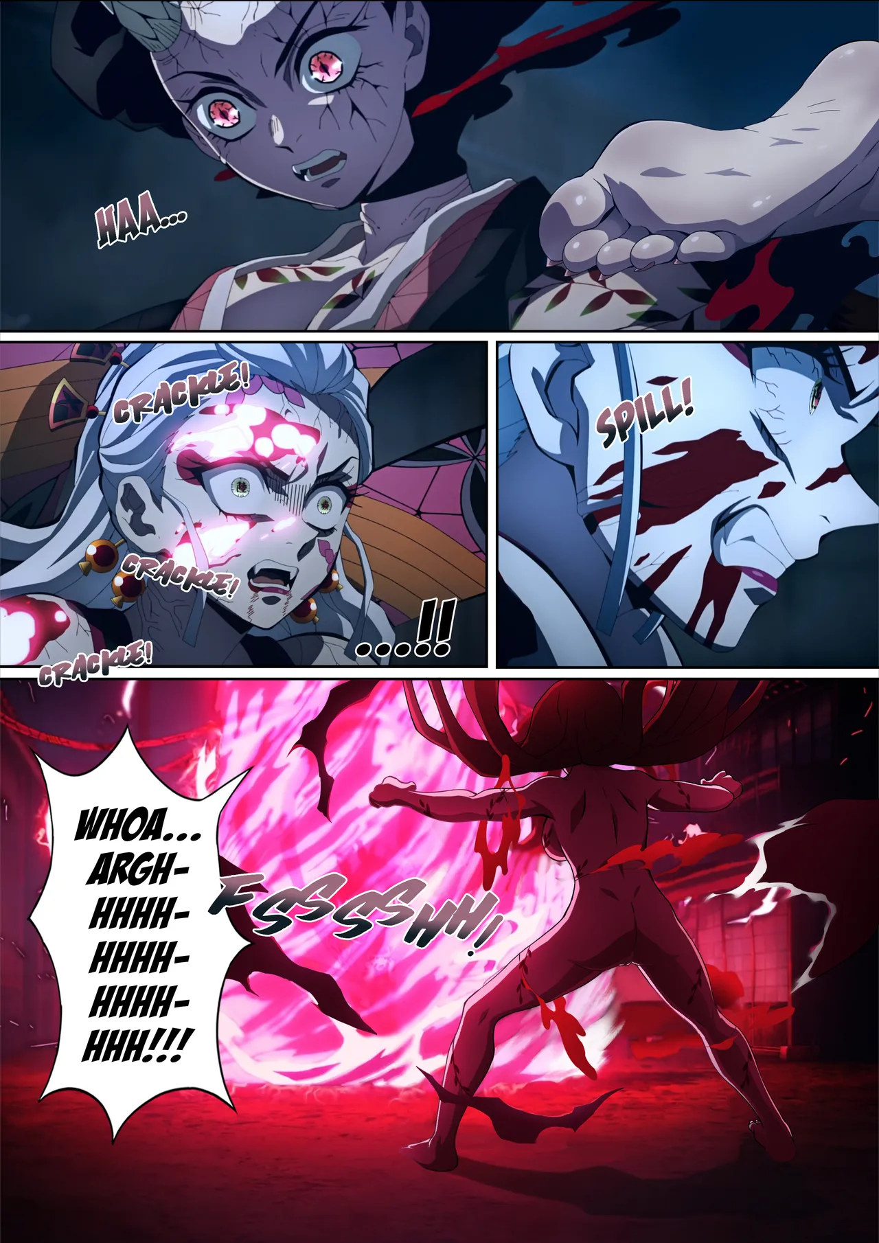 Daki’s Blood Demon Art: Trample 堕姫の血鬼術・紅蓮践踏 - Page 29