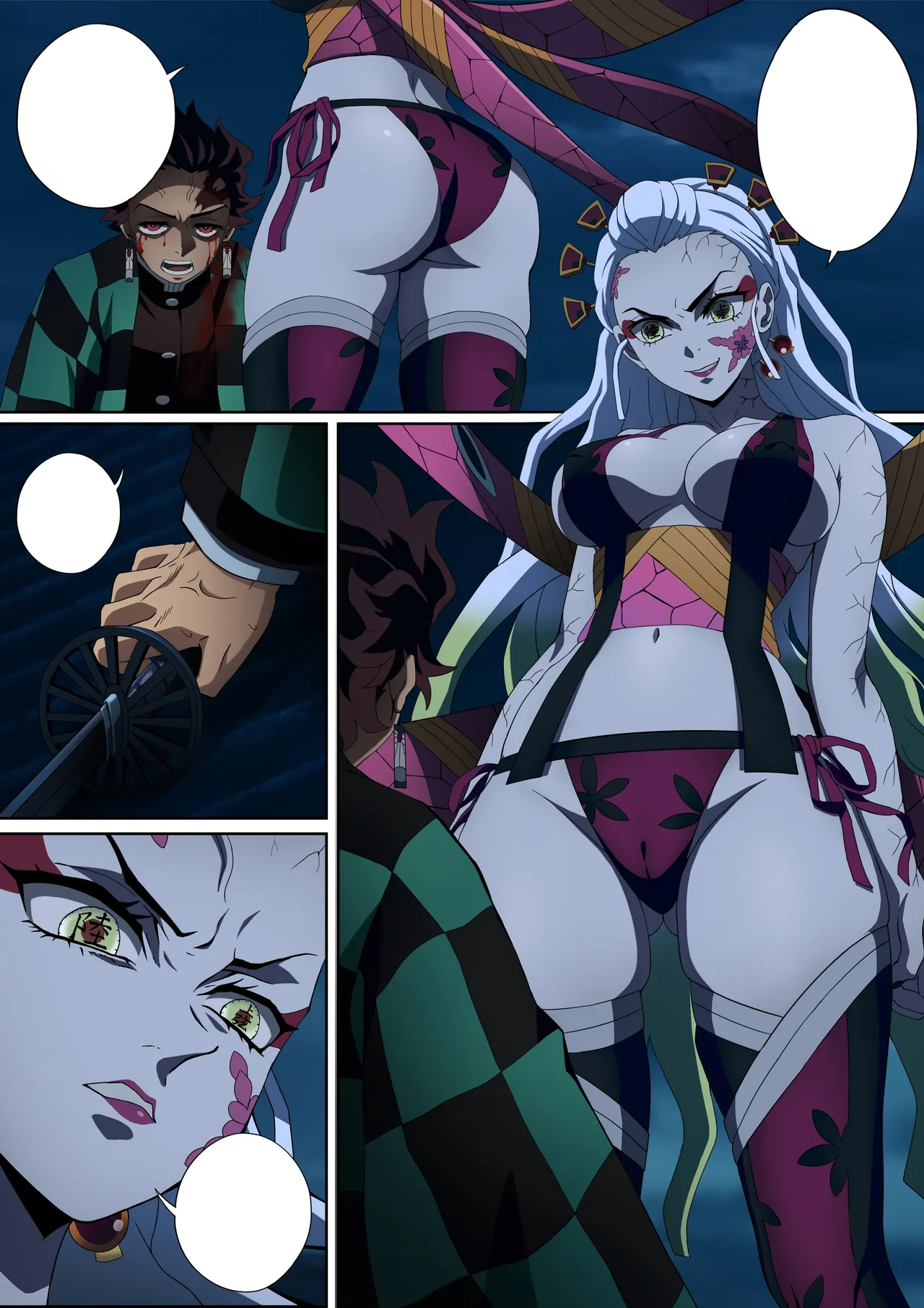 Daki’s Blood Demon Art: Trample 堕姫の血鬼術・紅蓮践踏 - Page 47