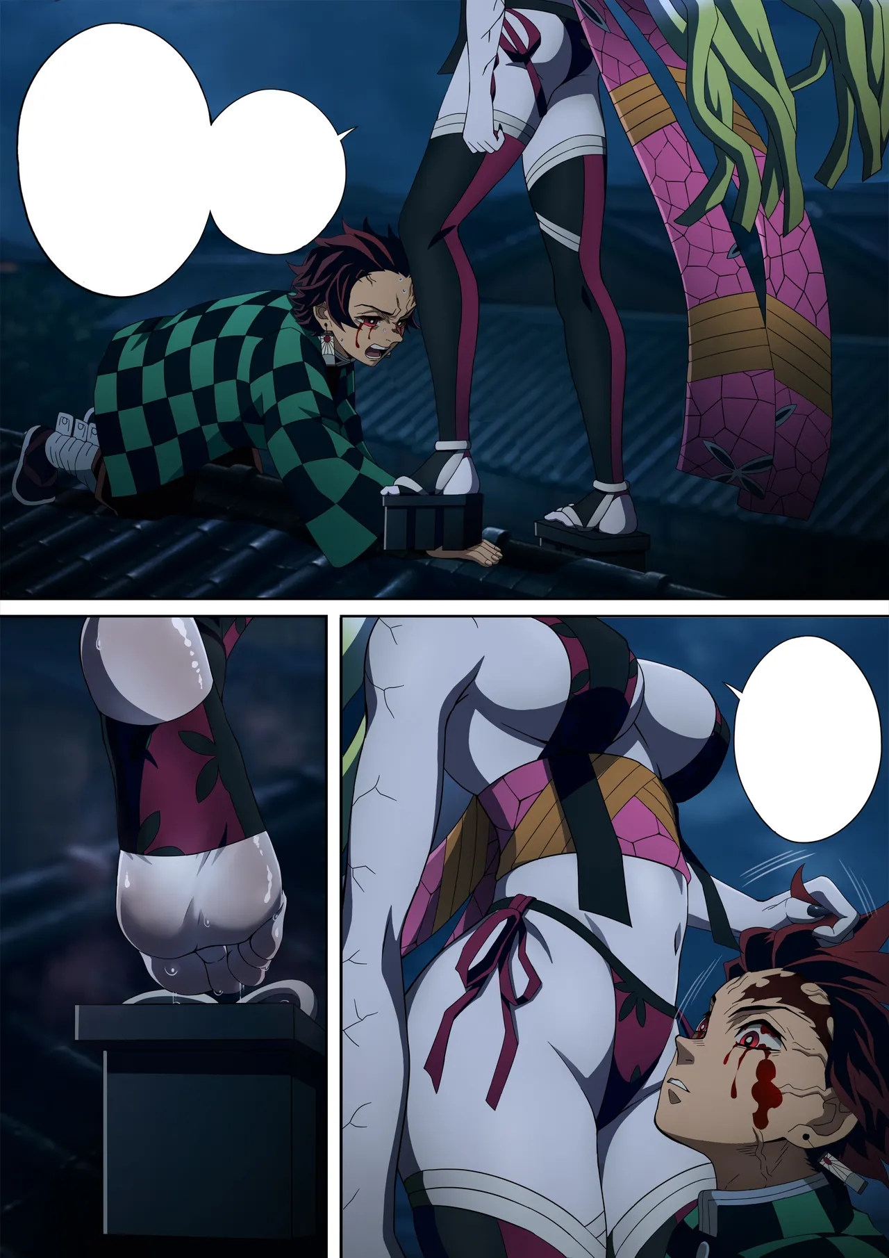 Daki’s Blood Demon Art: Trample 堕姫の血鬼術・紅蓮践踏 - Page 49