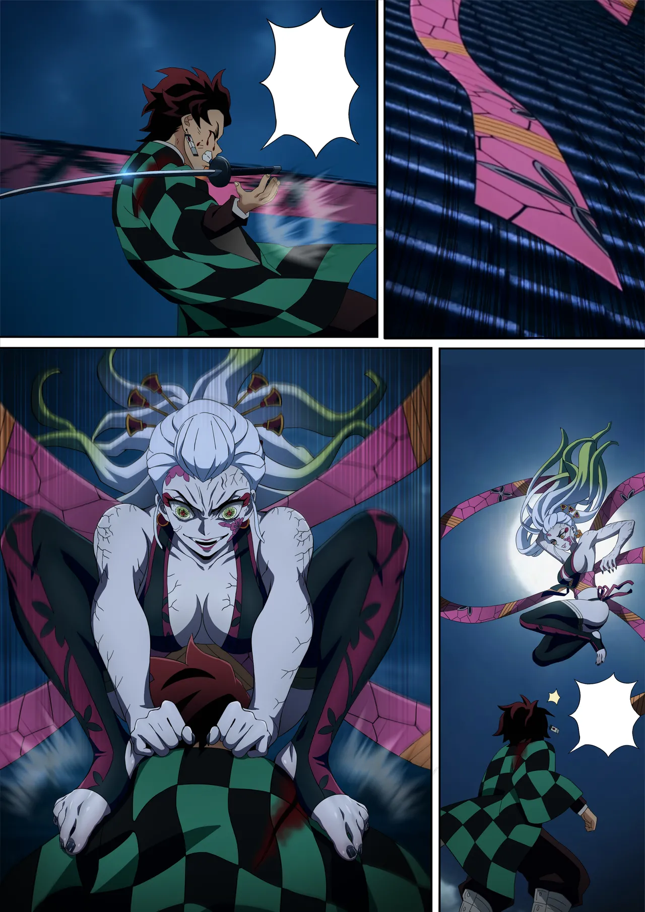 Daki’s Blood Demon Art: Trample 堕姫の血鬼術・紅蓮践踏 - Page 52
