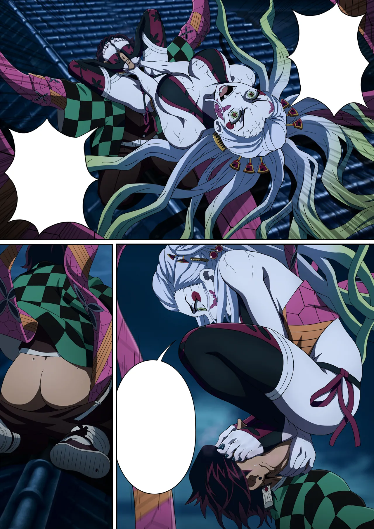 Daki’s Blood Demon Art: Trample 堕姫の血鬼術・紅蓮践踏 - Page 55