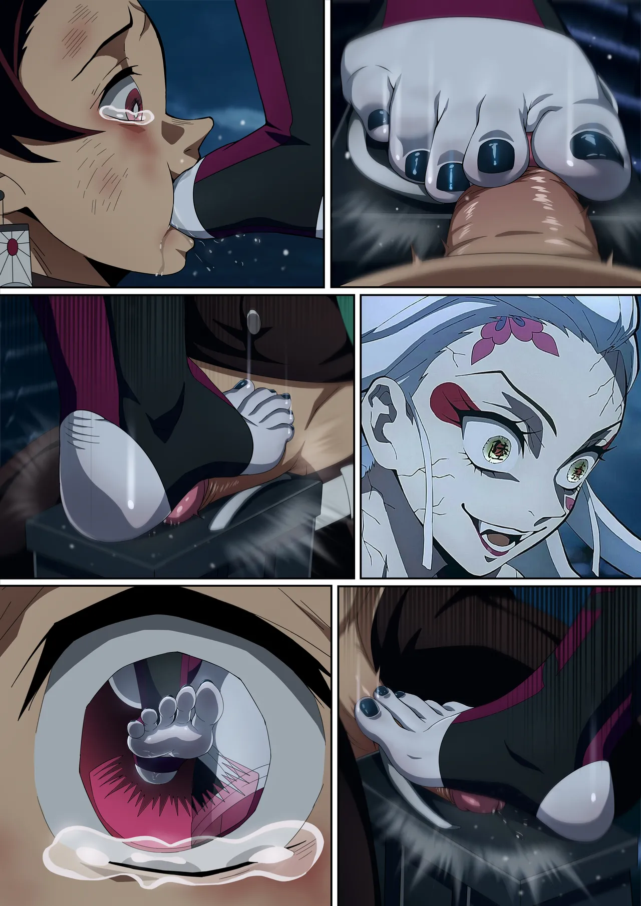 Daki’s Blood Demon Art: Trample 堕姫の血鬼術・紅蓮践踏 - Page 61